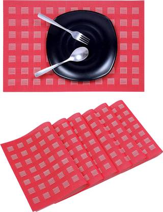 UniKart Rectangular Pack of 6 Table Placemat
