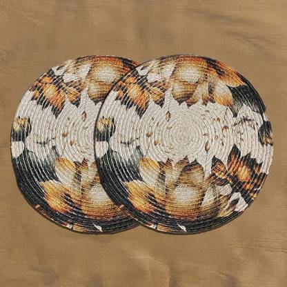 Artistic Den Round Pack of 2 Table Placemat
