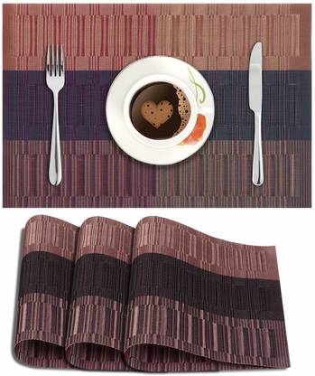 होकिपो रेक्टेंगुलर 4 का पैक टेबल प्लेसमेट