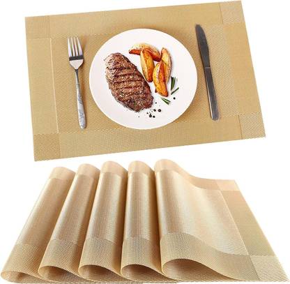 infinitepiinitiatives Rectangular Pack of 6 Table Placemat