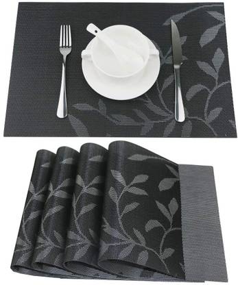 UniKart Rectangular Pack of 4 Table Placemat