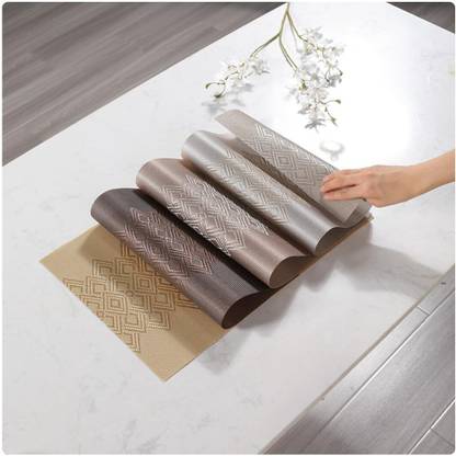 YELONA Rectangular Pack of 6 Table Placemat