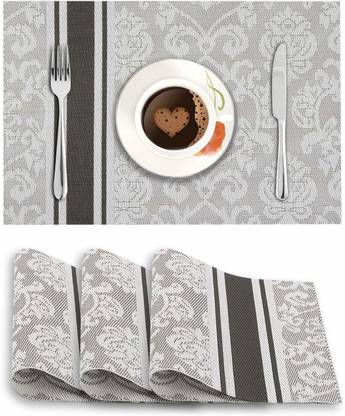 HOKiPO Rectangular Pack of 4 Table Placemat