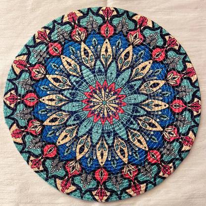 Artistic Den Round Pack of 1 Table Placemat