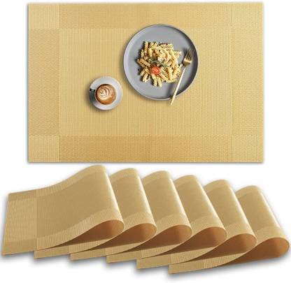 Crasts Rectangular Pack of 6 Table Placemat