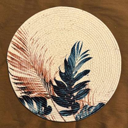 Artistic Den Round Pack of 1 Table Placemat