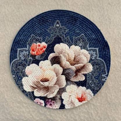 Artistic Den Round Pack of 1 Table Placemat