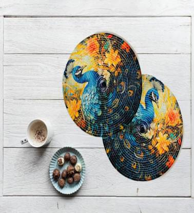 VoiDrop Round Pack of 2 Table Placemat