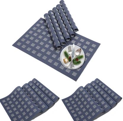 UniKart Rectangular Pack of 8 Table Placemat