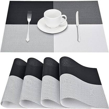 टस्करा रेक्टेंगुलर 4 का पैक टेबल प्लेसमेट