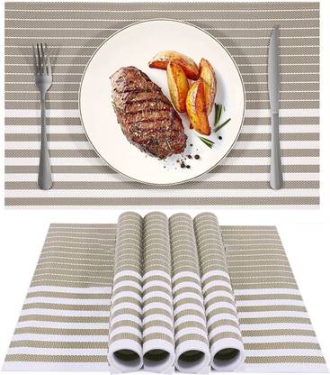 UniKart Rectangular Pack of 4 Table Placemat