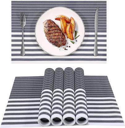 YELONA Rectangular Pack of 4 Table Placemat