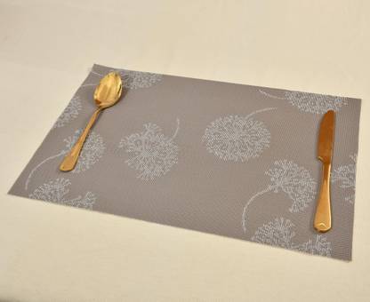 YELLOW WEAVES Rectangular Pack of 4 Table Placemat