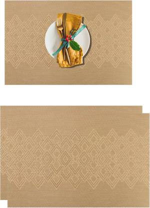 YELONA Rectangular Pack of 2 Table Placemat