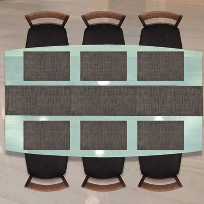 HOKiPO Rectangular Pack of 7 Table Placemat