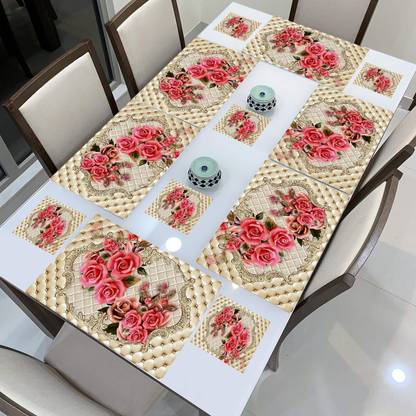 REVEXO Rectangular Pack of 6 Table Placemat