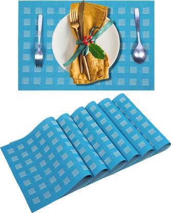 UniKart Rectangular Pack of 6 Table Placemat