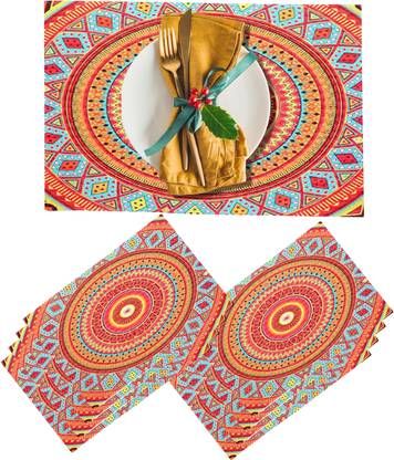 UniKart Rectangular Pack of 8 Table Placemat