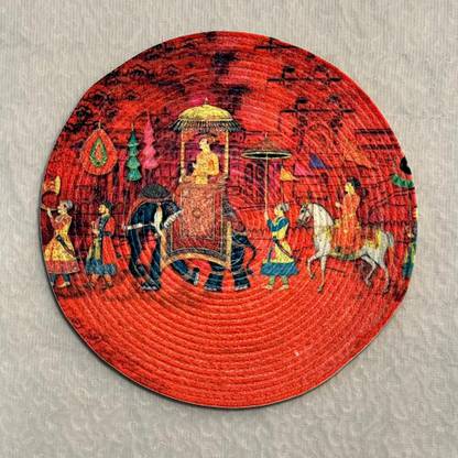 Artistic Den Round Pack of 1 Table Placemat