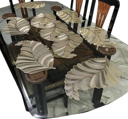DELHI PVC CORP Oval Pack of 7 Table Placemat