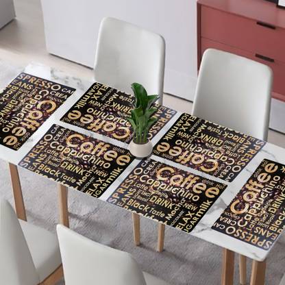 Kanushi Industries Rectangular Pack of 6 Table Placemat