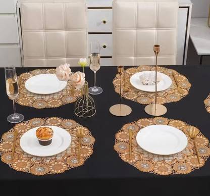 Clothloom Round Pack of 4 Table Placemat