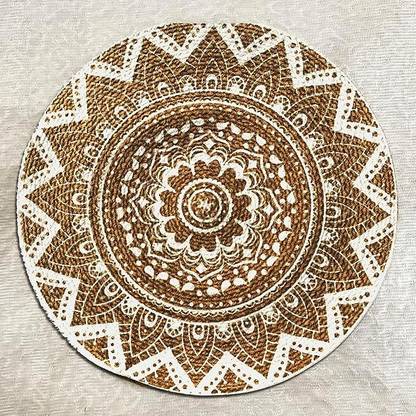 Artistic Den Round Pack of 1 Table Placemat