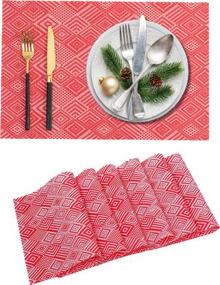 UniKart Rectangular Pack of 6 Table Placemat