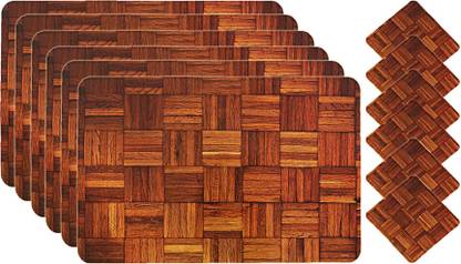 KUBER INDUSTRIES Rectangular Pack of 6 Table Placemat