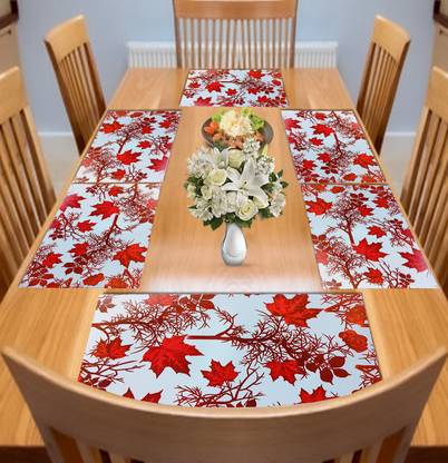Kanushi Industries Rectangular Pack of 6 Table Placemat