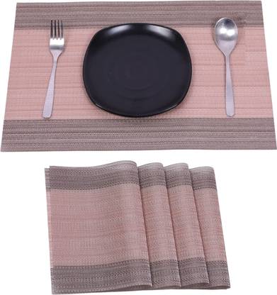 YELONA Rectangular Pack of 4 Table Placemat