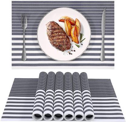 YELONA Rectangular Pack of 6 Table Placemat