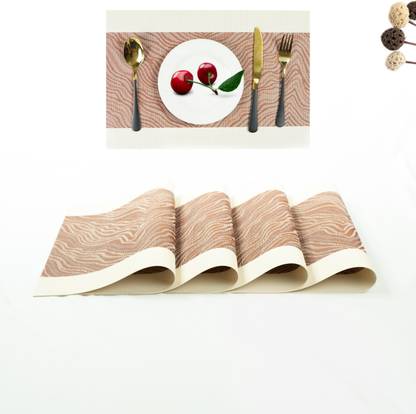 KitchEase Rectangular Pack of 4 Table Placemat