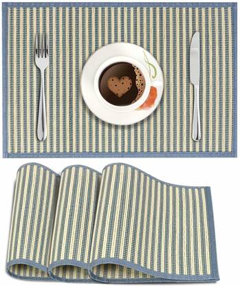 HOKiPO Rectangular Pack of 4 Table Placemat