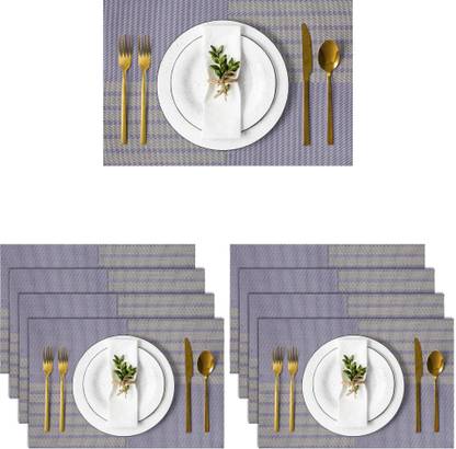 YELONA Rectangular Pack of 8 Table Placemat