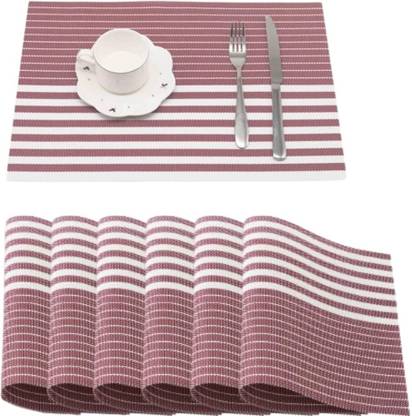 infinitepiinitiatives Rectangular Pack of 6 Table Placemat