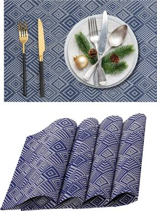 YELONA Rectangular Pack of 4 Table Placemat