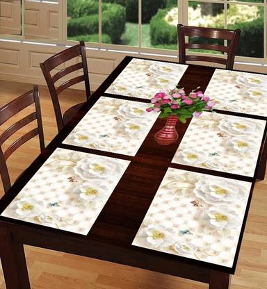 REVEXO Rectangular Pack of 6 Table Placemat
