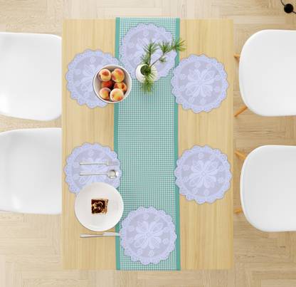 LooMantha Rectangular Pack of 6 Table Placemat