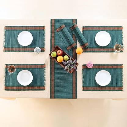 Peepul Tree Square Pack of 7 Table Placemat