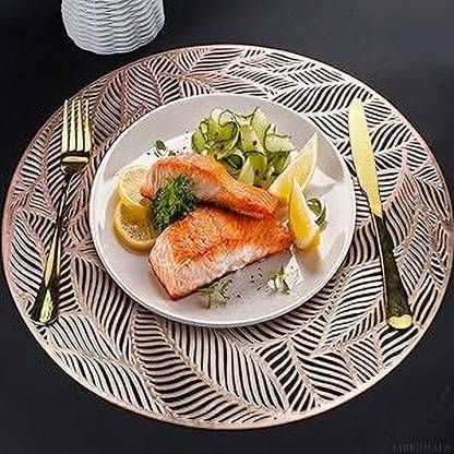 TORODINEART Round Pack of 4 Table Placemat