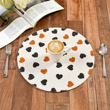 RADRUGS Round Pack of 4 Table Placemat