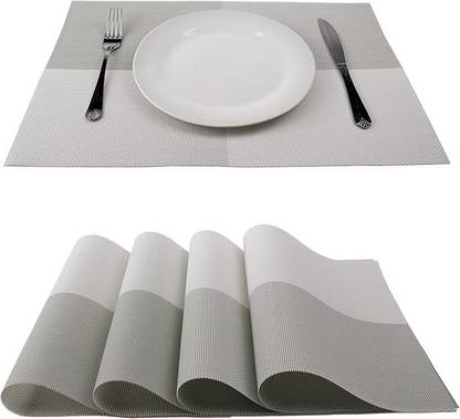 CASA FURNISHING Rectangular Pack of 6 Table Placemat