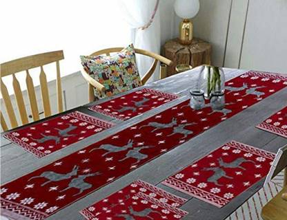 Shoppingzone Rectangular Pack of 7 Table Placemat