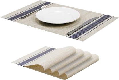 YELONA Rectangular Pack of 4 Table Placemat