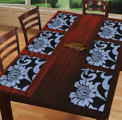 REVEXO Rectangular Pack of 6 Table Placemat