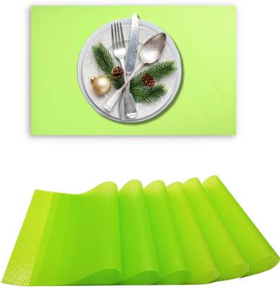 YELONA Rectangular Pack of 6 Table Placemat