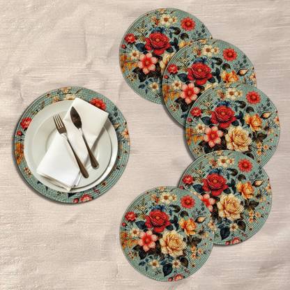 Artistic Den Round Pack of 6 Table Placemat