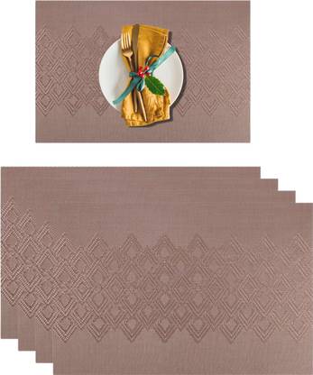 YELONA Rectangular Pack of 4 Table Placemat