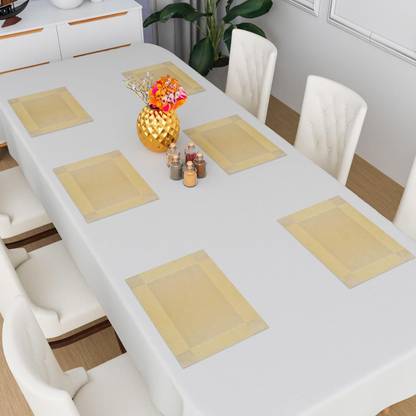 KUBER INDUSTRIES Rectangular Pack of 6 Table Placemat